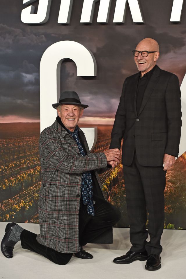 Patrick Stewart e Ian McKellen