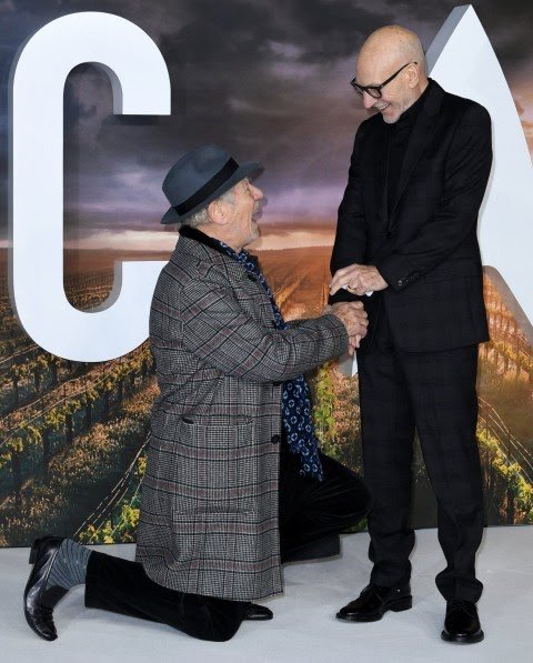 Patrick Stewart e Ian McKellen